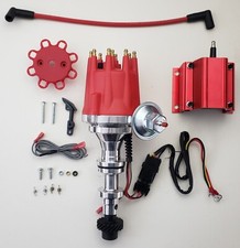 Small Cap Cadillac 1955-1962 390 365 331 Red Hei Distributor 50k E-core Coil