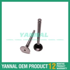 4PCS Exhaust Valve For Perkins 4.236 Engine Part