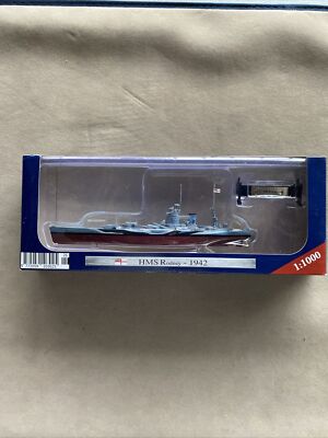 HMS Rodney 1942 - 1:1000 Ship Model (Amercom ST-26) 2