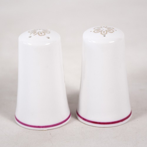 George Good 40th Anniversary Porcelain Floral Flower Salt & Pepper Shakers Japan - Picture 3 of 9