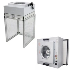110V Vertical Laminar Flow Hood Air Flow Clean Bench with 0.5um HEPA Filter