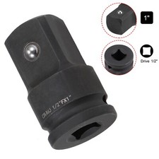 1/2 Inch Drive x 1 Inch Impact Socket Adapter Female to Male Cr-Mo