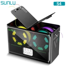 SUNLU S4 3D Filament Dryer Box 4*1KG Spool Large Space LCD Screen up to 70°C