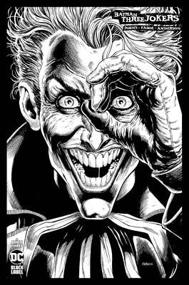 Batman: Three Jokers #3 1:100 Jason Fabok B&W Var