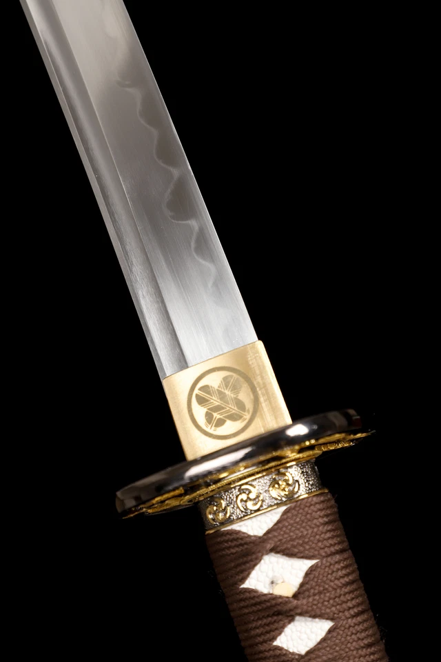 Espada Katana Samurai Japonesa Templada Arcilla de Acero T10 Afilada Full Tang Foto 2 de 4
