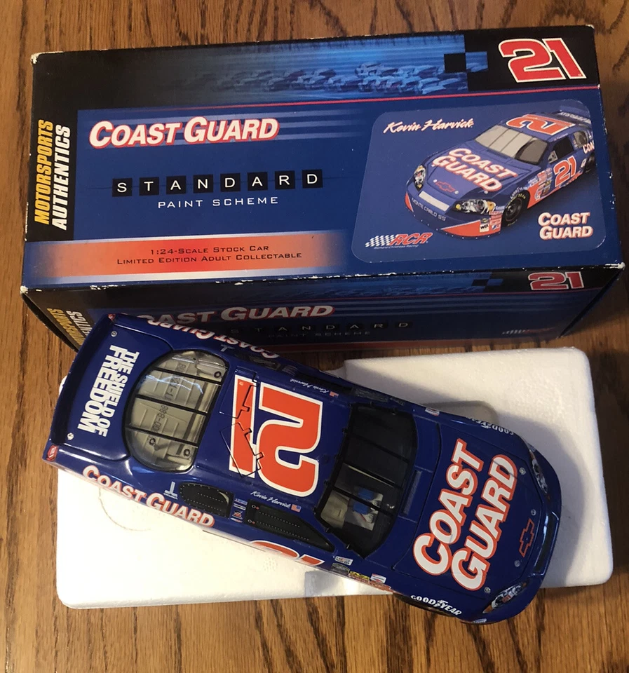 Motorsports Authentics Kevin Harvick #21 US Coast Guard 2006 Monte Carlo 1:24 - Image 3 of 4