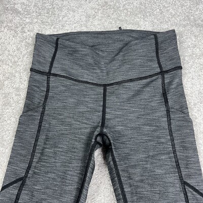 Lululemon Leggings Womens 4 Gray Speed Up Z40416 Stretch Workout