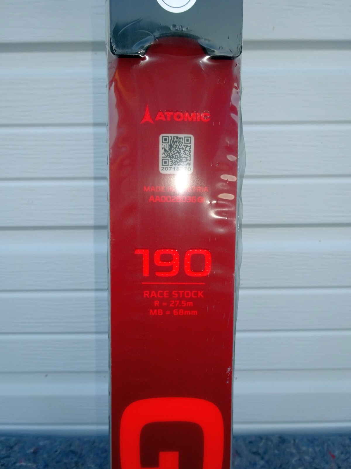 2021 Atomic G9 Redster Giant Slalom Race Skis Size190cm Radius27