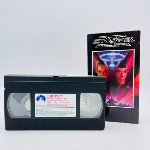 Vintage 1989 Paramount Star Trek V The Final Frontier on VHS - Picture 2 of 5