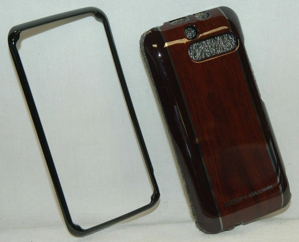 Новый корпус перчатка черный и деревянный зернистый чехол для HTC прибытия Smart сотового телефона CZH5233R - Изображение 4 из 4