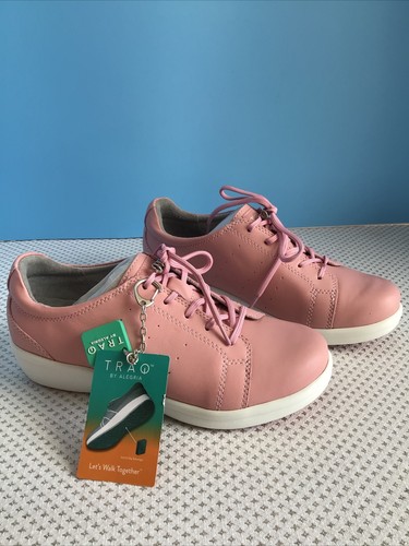 TRAQ by Alegria Cliq Damen-Ledersneaker – Rouge – TRA-CLI-5650 – Größe 6 - Bild 2 von 6