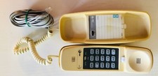 AT&T Model 210 Phone Desk Top Or Wall Mount Landline Cream Color