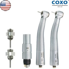US COXO Dental Fiber Optic High Speed Handpiece fit NSK 6Pin LED Coupling