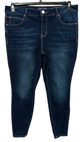 Maurices blue denim stitched ever flex 