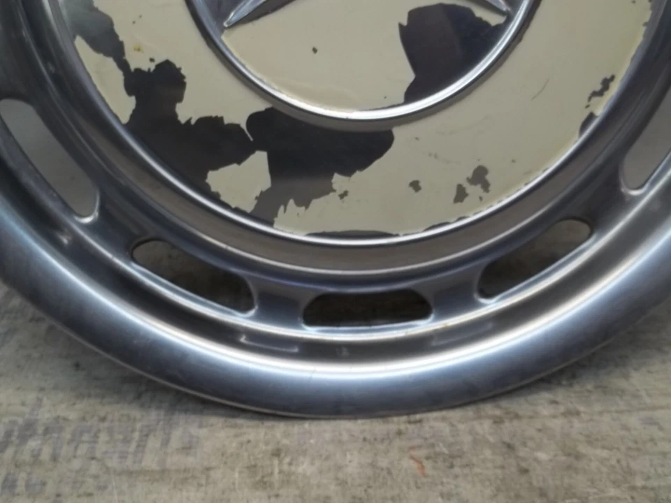 Tapacubos tapacubos tapacubos Mercedes Benz W123 años 70 años 80 OEM VINTAGE 14" PULGADAS Foto 4 de 4