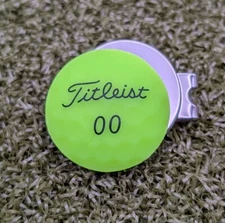 Green Golf Ball Marker With Magnetic Hat Clip Pro V1 Prov1x Trufeel Velocity 