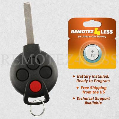 2 For 2011 2012 2013 2014 2015 2016 Smart Fortwo Keyless Entry Remote Car Key