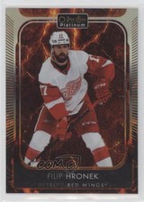 2021-22 O-Pee-Chee Platinum Hot Magma 418/499 Filip Hronek #116 08a0