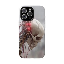 Biomechanical Skull Tough Case For IPhone , Phone Cover Protective