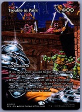 Trouble in Pairs (Borderless) M Teenage Mutant Ninja Turtles 3 Regular NM - MTG