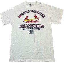 Vintage 2006 St. Louis Cardinals World Series Champions T Shirt Men  s Medium
