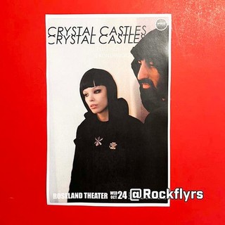 CRYSTAL CASTLES HEALTH 2012 Concert Promo 11x17 Street Poster. Portland