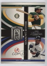 2005 Playoff Prestige Changing Stripes Reggie Jackson #C-25 HOF 2w3