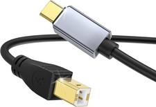 USB C to USB B MIDI Cable 5FT Type C for Keyboard Controller Audio Interface