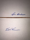 MLB HOF Signed Index Cards Lot of 5 - Lemon, Boudreau, Slaughter, Doerr and Kell — photo 3