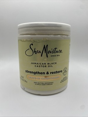 SheaMoisture Leave-In Conditioner with Pure Jamaican Black Castor Oil 20 Oz