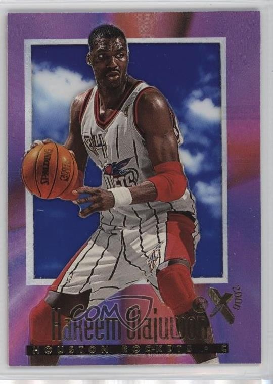 1996-97 Skybox E-X2000 Hakeem Olajuwon #25 HOF 6o3