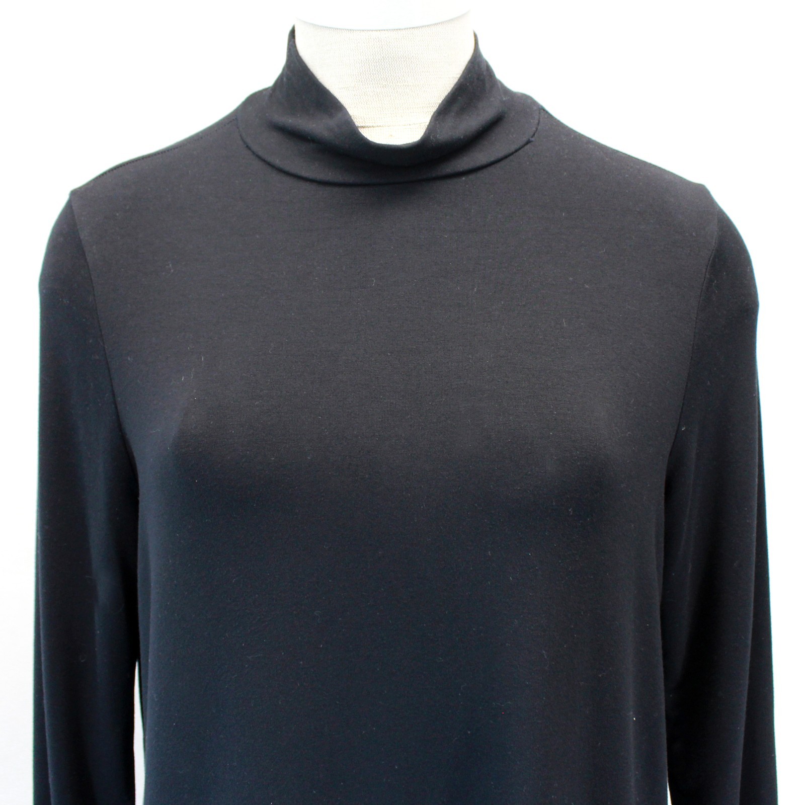 Bryan Walker Black Basic Mock Neck Stretch Top Tu… - image 3