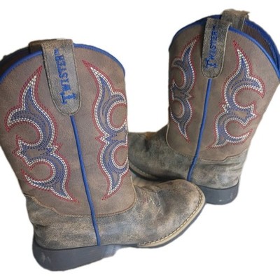 Twister Double Barrel Trace Toddler and Kids Boot Brown NEW