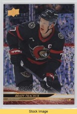 2024-25 Upper Deck Series 2 Rainbow Speckled Foil Brady Tkachuk #368 READ 3d2