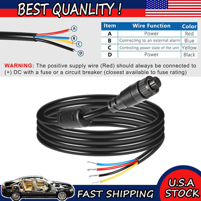000-00128-001 4-pin Power Cord for Simrad GO9/12 Vulcan 7/9/12 NSS EVO3 ZEUS2