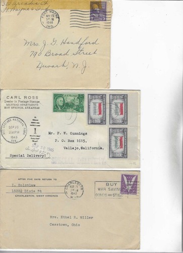 36-1940'S - POSTGESCHICHTSBRIEFE - LOT H