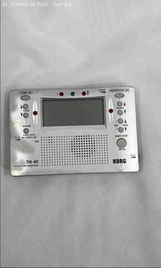 Korg Combo Digital Tuner Metronome Chromatic TM-40 Tested Working Condition Grea