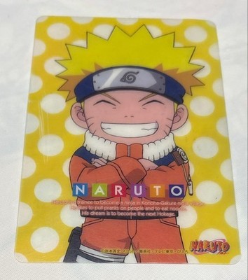 NARUTO Uzumaki Naruto Mini Underlay  Used, Aged, Unsealed,