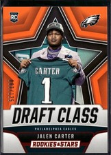 2023 Panini Rookies & Stars #DC-8 Jalen Carter Draft Class Orange #/125