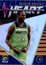 2018-19 Donruss Optic All Heart Holo #12 Andrew Wiggins Card