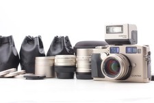   3 Lens  MINT w/ Flash  CONTAX G2 Camera 28mm 45mm 90mm Lens TLA200 From JAPAN