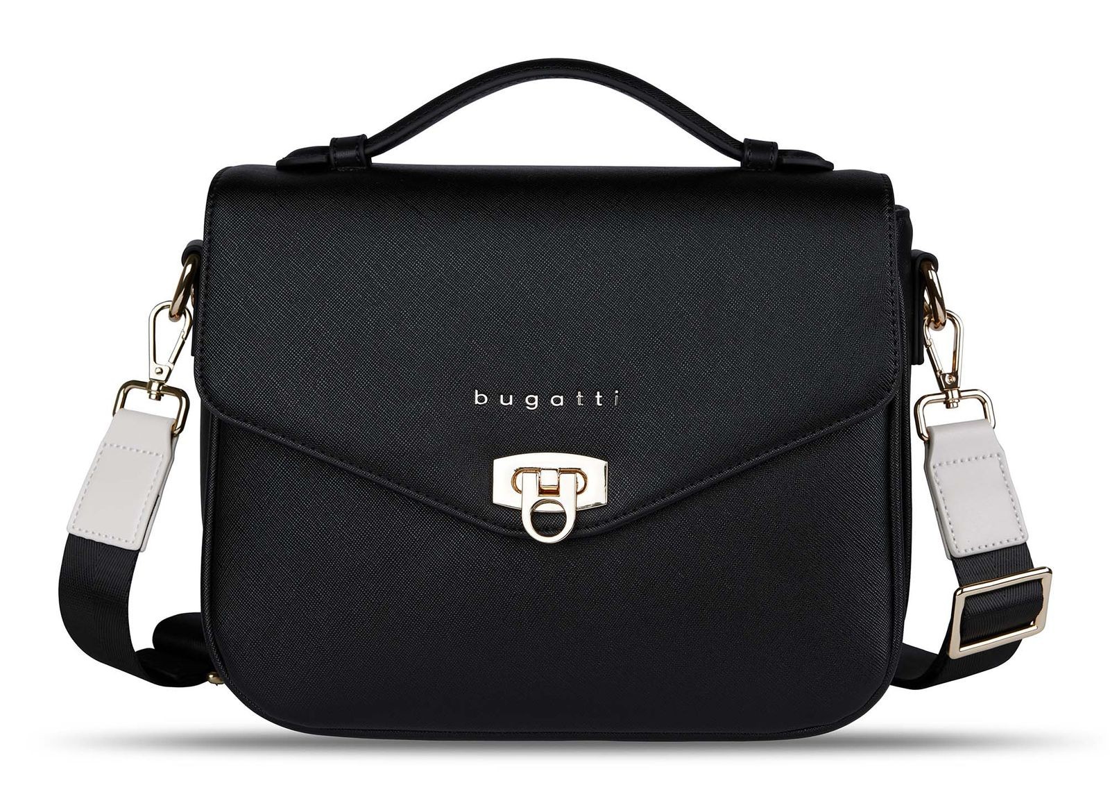 bugatti shoulder bag Ella Classic Bag Black Saffiano