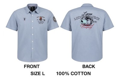 Lerros Lodge Project 1979 Men s Short Sleeve Travel Adventure Shirt Size L