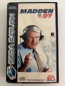 MADDEN 97 NFL Sega SATURN Game UK PAL COLLECTORS VGC