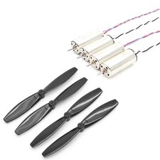 4pcs 8520 Coreless Brushed Motor and 65mm Propellers Set 12,000kV 2x CW / 2x CC