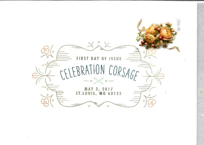 CELEBRATION CORSAGE US #5200 INVITES 2oz RATE 20 FOREVER STAMPS +DCP 1ST DAY CVR - Image 4 of 4