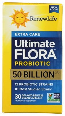 Ultimate Flora Probiotic Extra Care 50 Billion Cfu By Renewlife 30