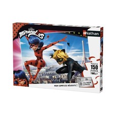 Nathan - Puzzle per bambini - 150 pezzi - Ladybug e gatto nero - Mir WNB8