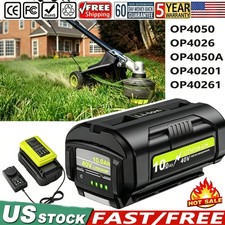 For Ryobi 40V Battery 10.0Ah Lithium OP4060 OP4030 OP4050 OP40602 OP40261 NEW