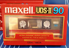 Maxell UDS-II 90 IEC Type 2 High Bias  Blank Cassette Tapes Sealed LOT OF 7  RED — photo 2